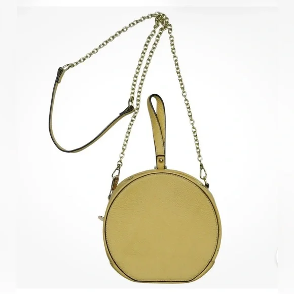 Marcie Round Circle Leather Crossbody bag - Picture 7 of 7